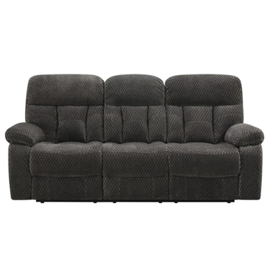 New Classic Bravo Charcoal Sofa W/ Dual Recliner